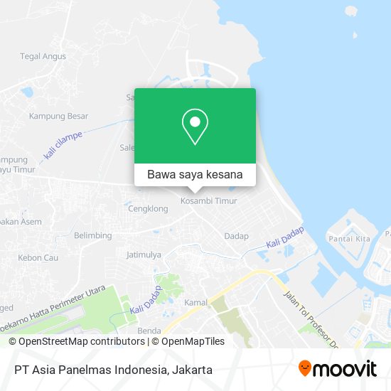 Peta PT Asia Panelmas Indonesia