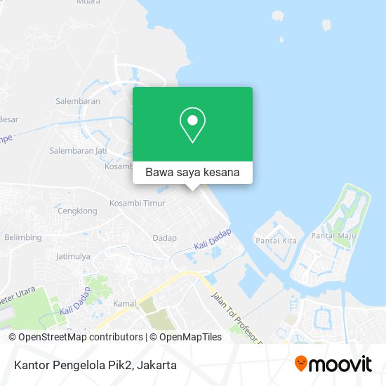 Peta Kantor Pengelola Pik2