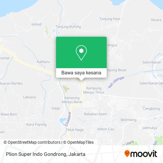 Peta Plion Super Indo Gondrong