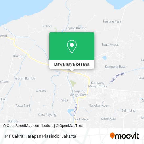 Peta PT Cakra Harapan Plasindo
