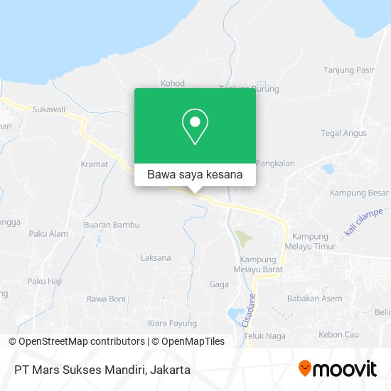 Peta PT Mars Sukses Mandiri