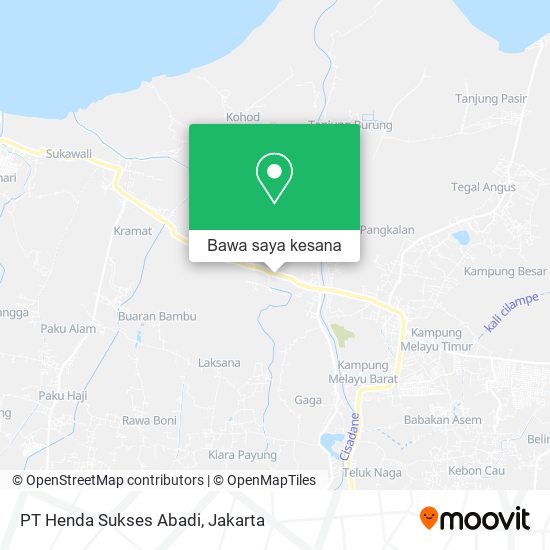 Peta PT Henda Sukses Abadi