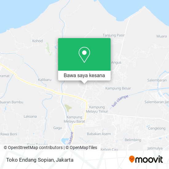 Peta Toko Endang Sopian