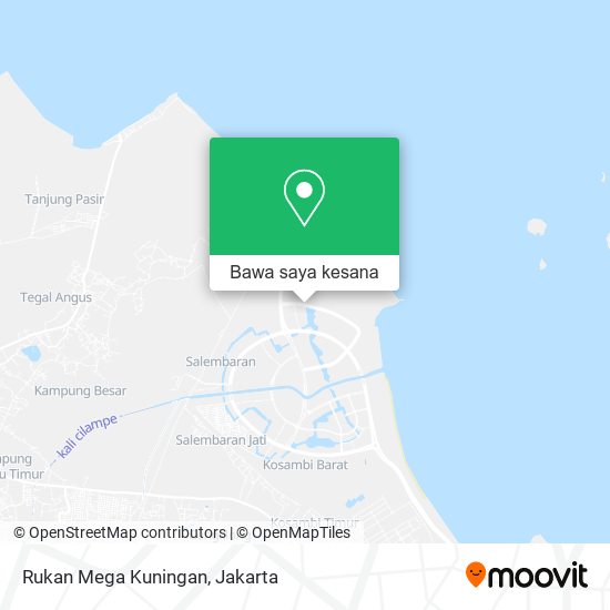 Peta Rukan Mega Kuningan