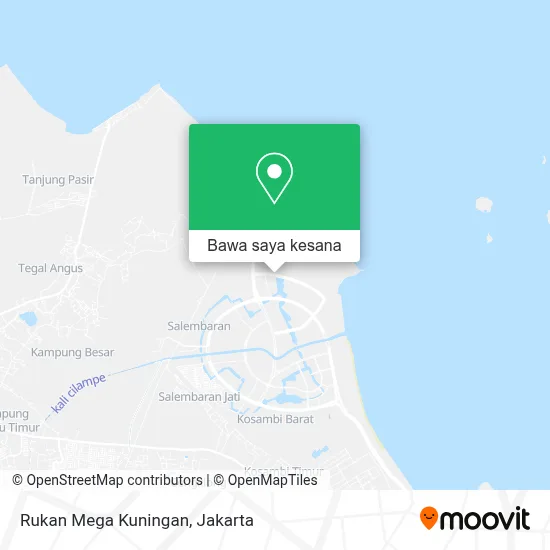 Peta Rukan Mega Kuningan