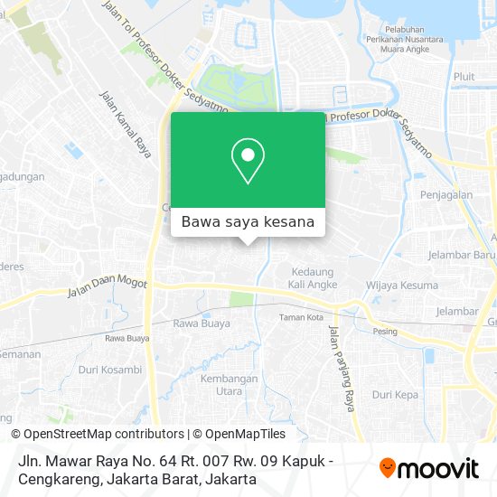 Peta Jln.  Mawar  Raya No.  64 Rt.  007 Rw.  09 Kapuk - Cengkareng, Jakarta Barat