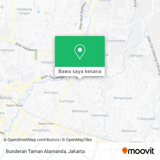 Peta Bunderan Taman Alamanda