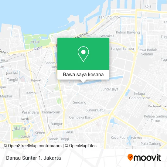 Peta Danau Sunter 1