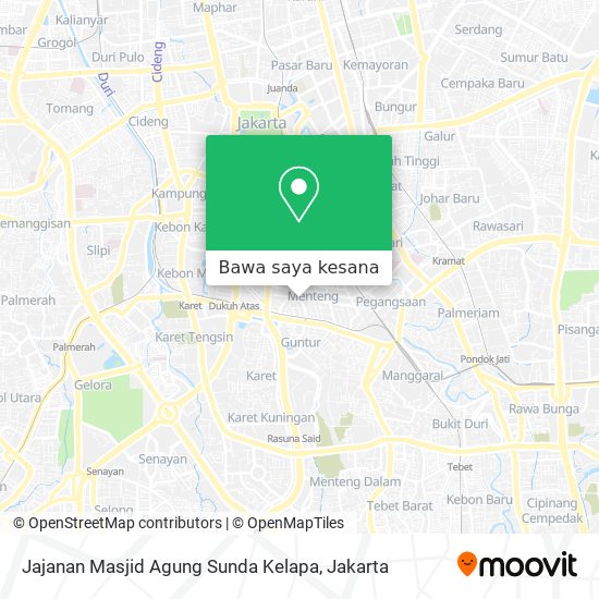 Peta Jajanan Masjid Agung Sunda Kelapa