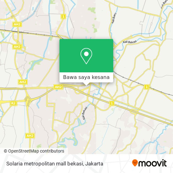 Peta Solaria metropolitan mall bekasi