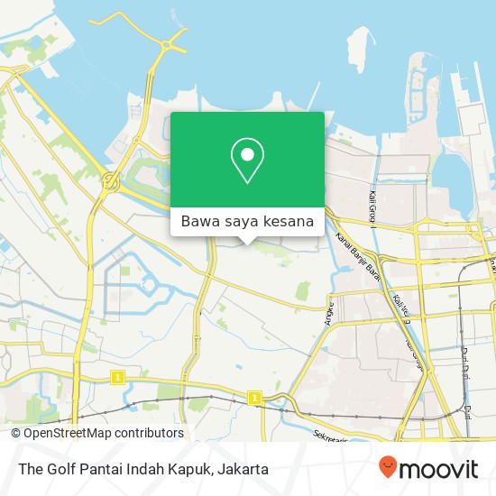 Peta The Golf Pantai Indah Kapuk