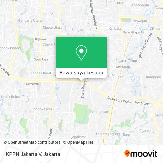 Peta KPPN Jakarta V