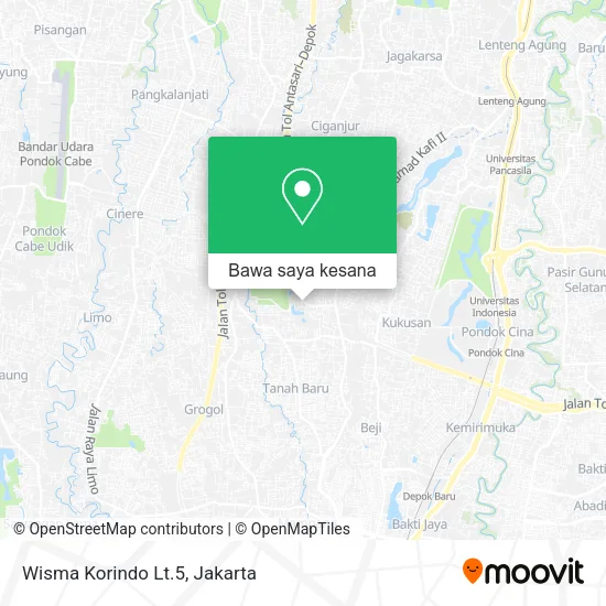 Peta Wisma Korindo Lt.5