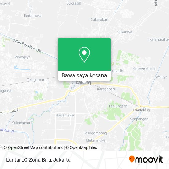 Peta Lantai LG Zona Biru