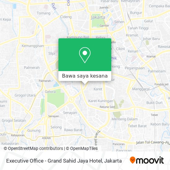 Peta Executive Office - Grand Sahid Jaya Hotel