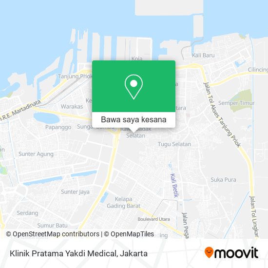 Peta Klinik Pratama Yakdi Medical