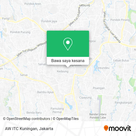 Peta AW ITC Kuningan