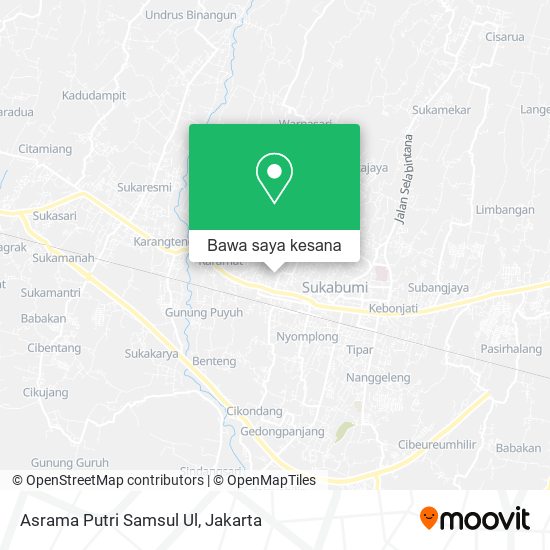 Peta Asrama Putri Samsul Ul