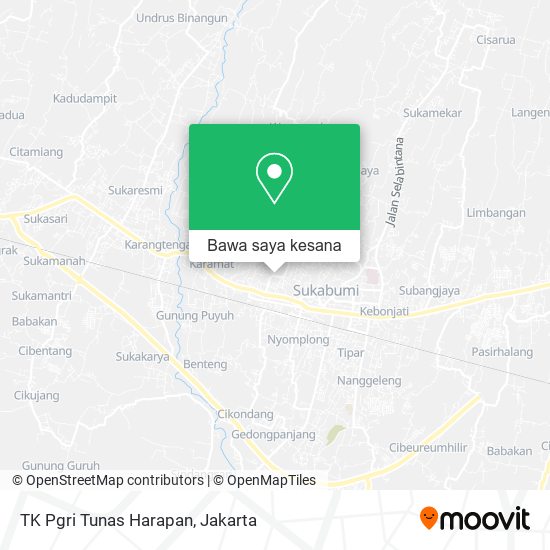 Peta TK Pgri Tunas Harapan