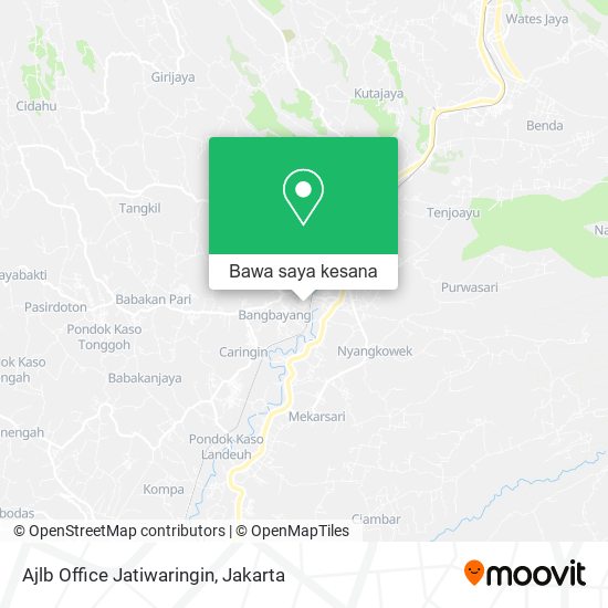 Peta Ajlb Office Jatiwaringin