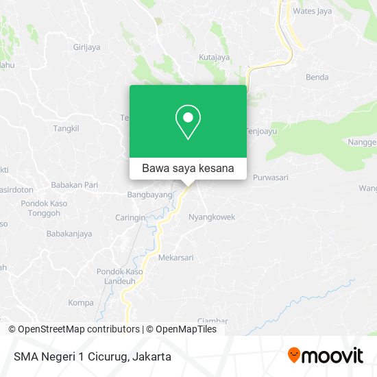 Peta SMA Negeri 1 Cicurug