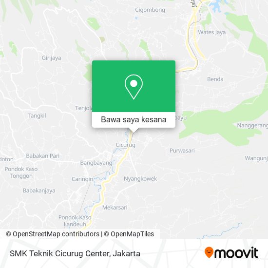 Peta SMK Teknik Cicurug Center