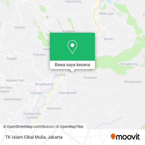 Peta TK Islam Cikal Mulia