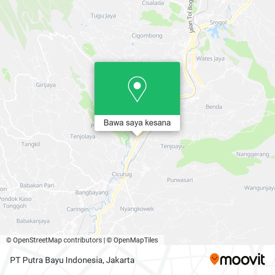 Peta PT Putra Bayu Indonesia