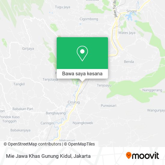 Peta Mie Jawa Khas Gunung Kidul