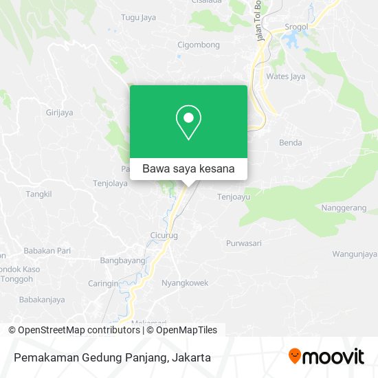 Peta Pemakaman Gedung Panjang
