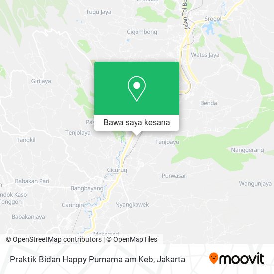Peta Praktik Bidan Happy Purnama am Keb