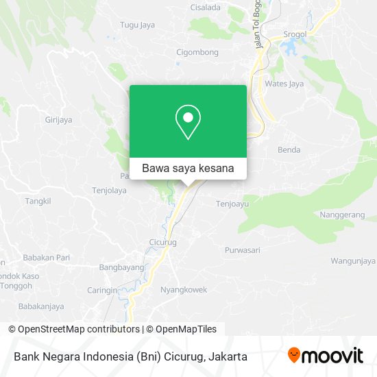 Peta Bank Negara Indonesia (Bni) Cicurug