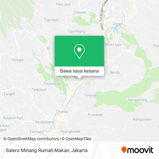 Peta Salero Minang Rumah Makan
