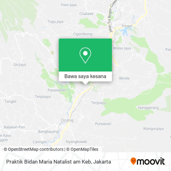 Peta Praktik Bidan Maria Natalist am Keb