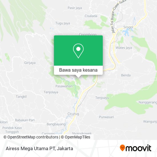 Peta Airess Mega Utama PT