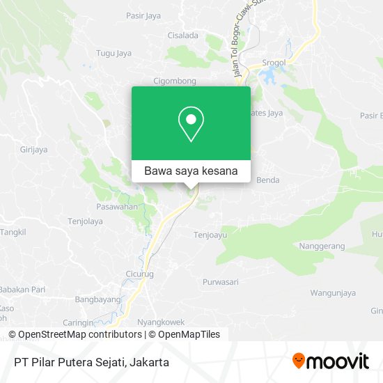Peta PT Pilar Putera Sejati