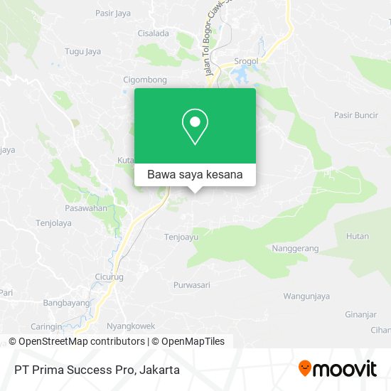 Peta PT Prima Success Pro