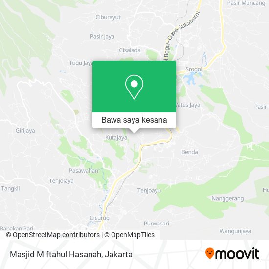 Peta Masjid Miftahul Hasanah