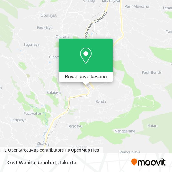 Peta Kost Wanita Rehobot