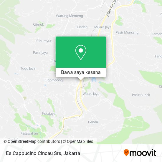 Peta Es Cappucino Cincau Srs