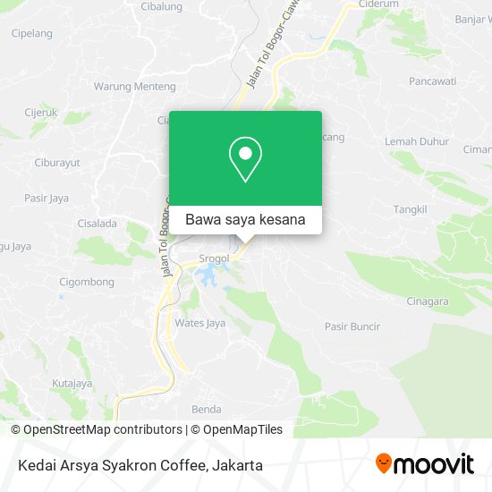 Peta Kedai Arsya Syakron Coffee