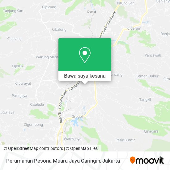 Peta Perumahan Pesona Muara Jaya Caringin