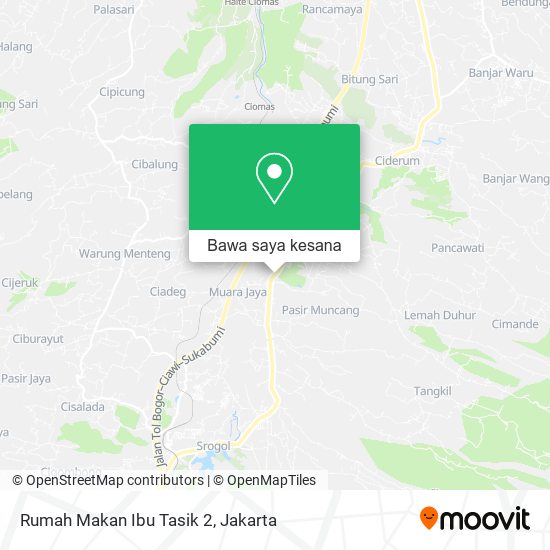 Peta Rumah Makan Ibu Tasik 2