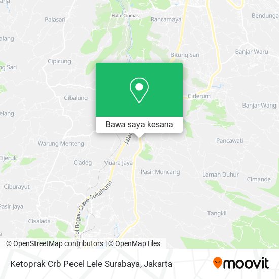 Peta Ketoprak Crb Pecel Lele Surabaya