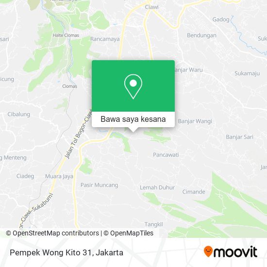 Peta Pempek Wong Kito 31
