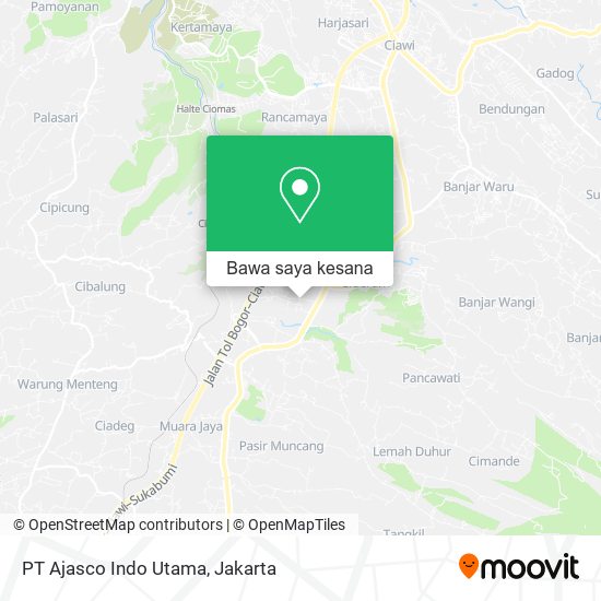 Peta PT Ajasco Indo Utama