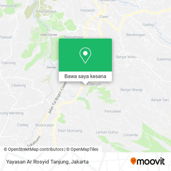 Peta Yayasan Ar Rosyid Tanjung