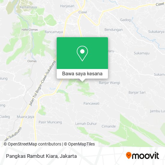 Peta Pangkas Rambut Kiara