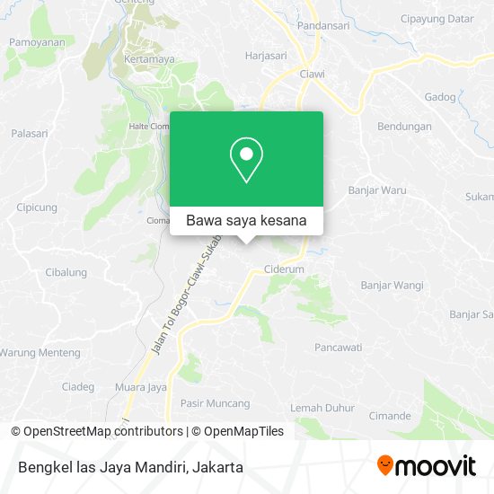 Peta Bengkel las Jaya Mandiri