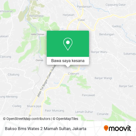Peta Bakso Bms Wates 2 Mamah Sultan